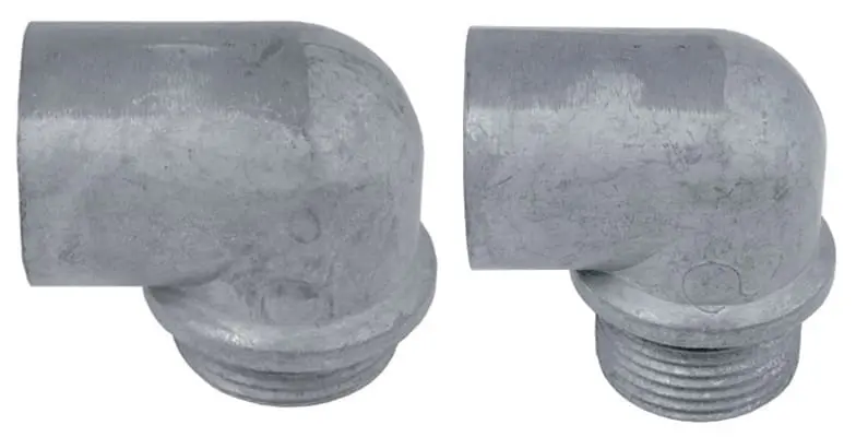 Produktfoto 1 von Winkel-Kabelverschraubungen PG29 Zinkdruckguss L15,8mm IP68 Gew.lang