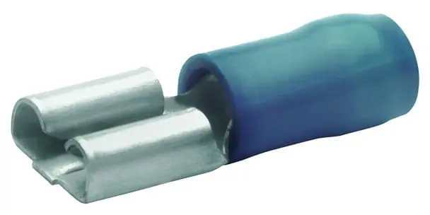 Produktfoto 1 von Flachsteckhuelse DIN 46245 Teil 3,isoliert,1,5qmm-2,5qmm,6,3mmx0,8mm,CuS