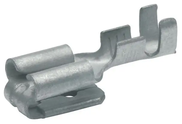 Produktfoto 1 von Flachsteckhuelse mit Abzweig,0,5qmm-1,0qmm,4,8mmx0,8mm,CuZn,g