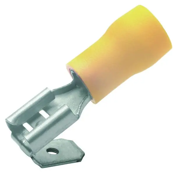 Produktfoto 1 von Flachsteckhuelse mit Abzweig,isoliert,4qmm-6qmm,6,3mmx0,8mm,C