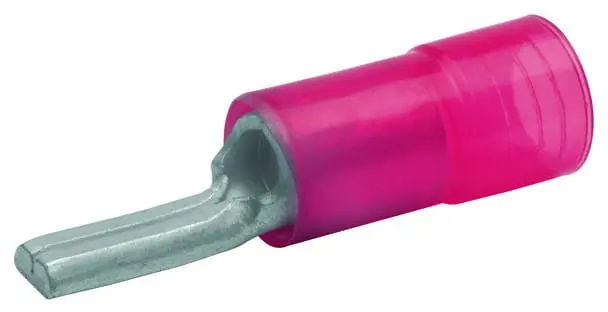 Produktfoto 1 von Stiftkabelschuh,isoliert,10qmm, E-Cu,galvanisch verzinnt,Isolierhuelse:P