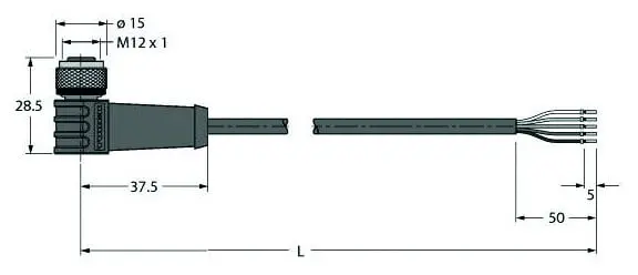 Produktfoto 1 von Industrielle Sensorleitung - PTFE- Kabelmantel
