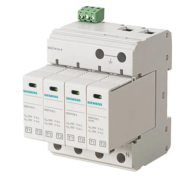 Produktfoto 1 von Blitzstromableiter T1/T2, UN 240/400V, UC 335/264V A.C., Schutzbausteine