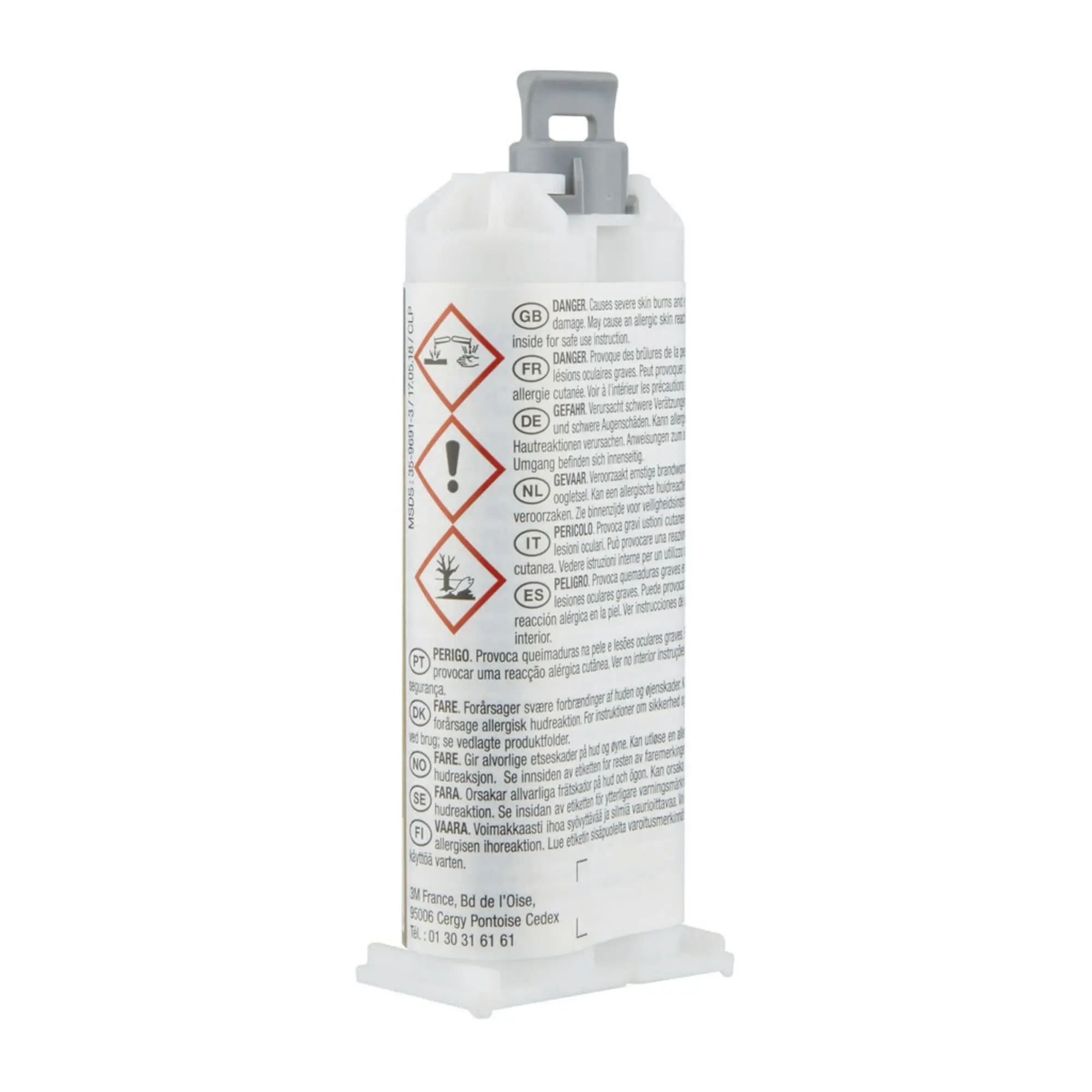 Produktfoto 1 von Scotch-Weld 2-Komponenten Konstruktionsklebstoff schwarz 50ml