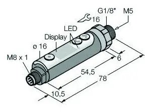 Produktfoto 1 von Drucksensor mit 2 Transistorschaltausgängen pnp