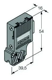 Produktfoto 1 von Remote I/O-System excom PROFIBUS-Busanschlussstecker RS485