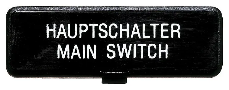 Produktfoto 1 von SCHRIFTFELDRAHMEN 16X48 MM M. SCHRIFTFELD "SCHWARZ"