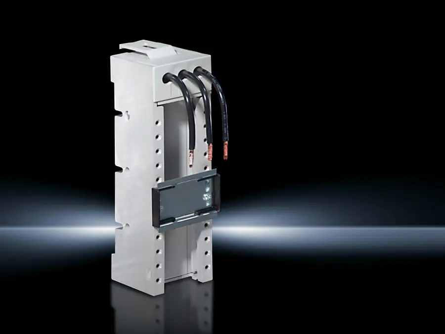 Produktfoto 1 von Mini-PLS Geräteadapter 25A, AWG 12 3 polig, m. Tragschiene, B=72mm
