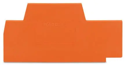 Abschluss- und Zwischenplatte,2,5 mm dick,orange