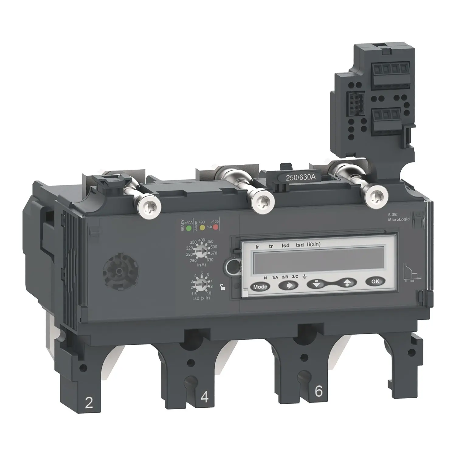Produktfoto 1 von Elektronisches Auslösegerät MicroLogic 5.3E 400A 3P3D