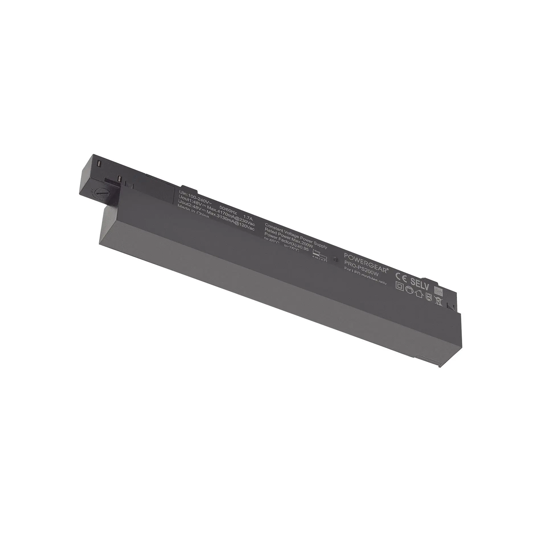 Produktfoto 1 von 48V SYSTEM Intrack Treiber 200W schwarz