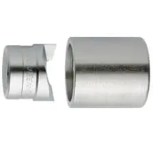 Produktfoto 1 von Spalt-Blechlocher-System, 28,3mm, PG21, Materialstärke V2A-Stahl 3,5mm