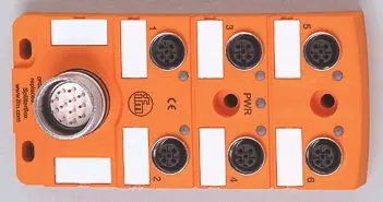 Produktfoto 1 von Zentralverteiler M12/6 PNP Gehäuse PA IP67