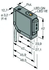 Produktfoto 1 von Opto Sensor Basisgerät für Kunststofflichtleiter