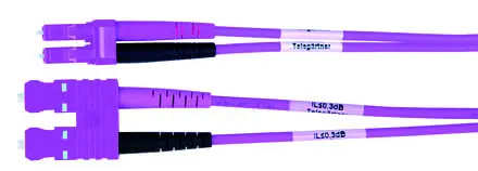 Produktfoto 1 von Duplex-Adapterkabel 50/125 OM4 SC-D,LC-D Stecker,Kabel vio L=10m