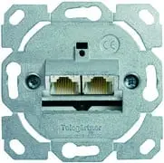 Produktfoto 1 von AMJ45 8/8 K UP/0 Cat.6/Channel ClassE ohne 50x50 Zentralplatte