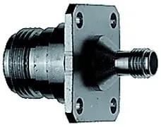 Produktfoto 1 von Adapter N-SMA (F-F) 50 OHM mit Flansch