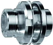Produktfoto 1 von 7-16 Verbindungsstück (f - f), Ag/Ag 50 Ohm