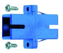 Produktfoto 1 von SC Kupplung, Singlemodenund Multimode Keramikhülse, Kunststoffgehäuse blau
