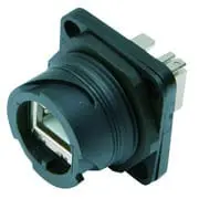 Produktfoto 1 von STX V1 Flanschset RJ45 Kupplung Cat.6