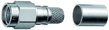 Produktfoto 1 von SMA-Kabelstecker Cr/Cr Au G30 (1.5/3.8), H155 Pope