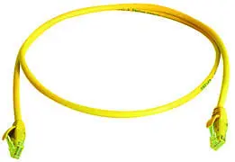 Produktfoto 1 von Patchkabel U/UTP Cat.6, 5,0m MP8 250, LSZH, gelb RAL 1018, 1:1