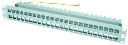 19 Modultr. 1.5 HE für 48 AMJ/UMJ- Module/Kupplungen, incl. KAF, RAL7035