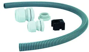 Produktfoto 1 von Faserschutzschlauch-Set für Profi V, Innend. 12,3 mm, m. Halter