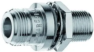 Produktfoto 1 von N-Verbindungsstück 50 OHM für einbau (F-F),UG-30/U