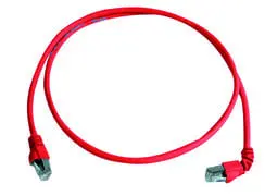 Produktfoto 1 von Patchkabel S/FTP Cat.6A (ISO/IEC), 3,0m MP8 FS500, LSZH, 1x90G, rot, 1:1