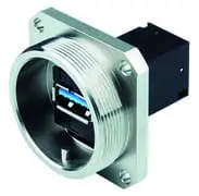 Produktfoto 1 von TOC Flanschset IP68 USB-Keystone 3.0 (f-f) Typ A