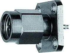 Produktfoto 1 von SMA einbaustecker Au 50 Ohm 4-Loch Flansch