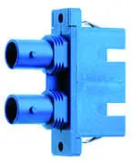 Produktfoto 1 von ST/SC Duplex Adapter Single- u. Multimodenkeramikhülse, Metallgehäuse