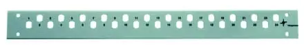 Frontplatte Basis V 1HE für 12 E2000-Kupplungen *H*A07
