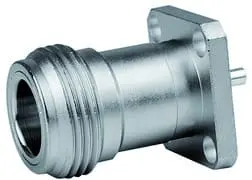 Produktfoto 1 von N-Einbaubuchse mit Flansch AG/TA 50 Ohm