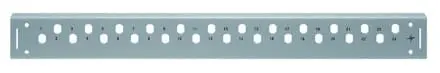 Produktfoto 1 von Frontplatte Basis V 1HE für 12 LC-Duplex-Kupplungen