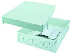 Produktfoto 1 von LWL-Spleißbox-Gehäuse IP66 S-V 254x180x90mm,mit Vorprägungen M20,M25