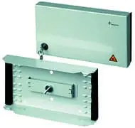 Produktfoto 1 von LWL-kompakt-Spleissbox 265x150x55mm,RAL7035 *H*610