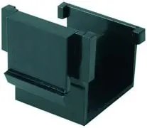 Produktfoto 1 von Blindstopfen, schwarz für AMJ/UMJ - 19 - Modulträger, VE=100 Stck