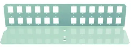 Produktfoto 1 von Verteilerplatte für Spleissbox IP66 S für 12xSC o. MT-RJ Durchführungskuppl.