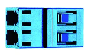 Produktfoto 1 von LC Duplex Kupplung Multimode Phosphorbronzehülse, Kunststoffgeh. beig