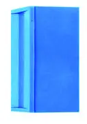 Produktfoto 1 von Staubschutzklappe, automatisch schließend für SC Duplex Kupplung, blau