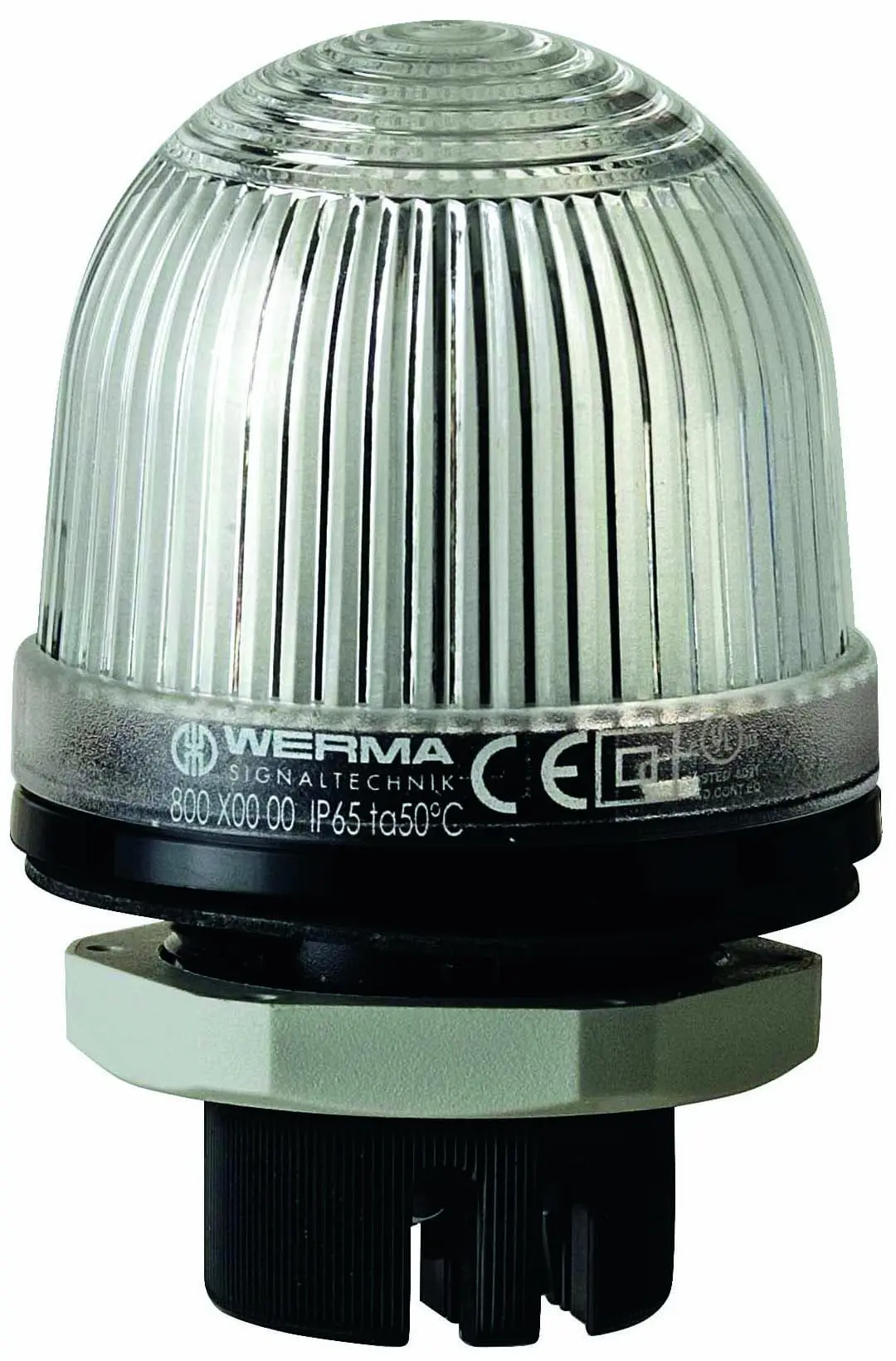 Dauerleuchte EM 12-240VAC/DC klar Einbaumontage