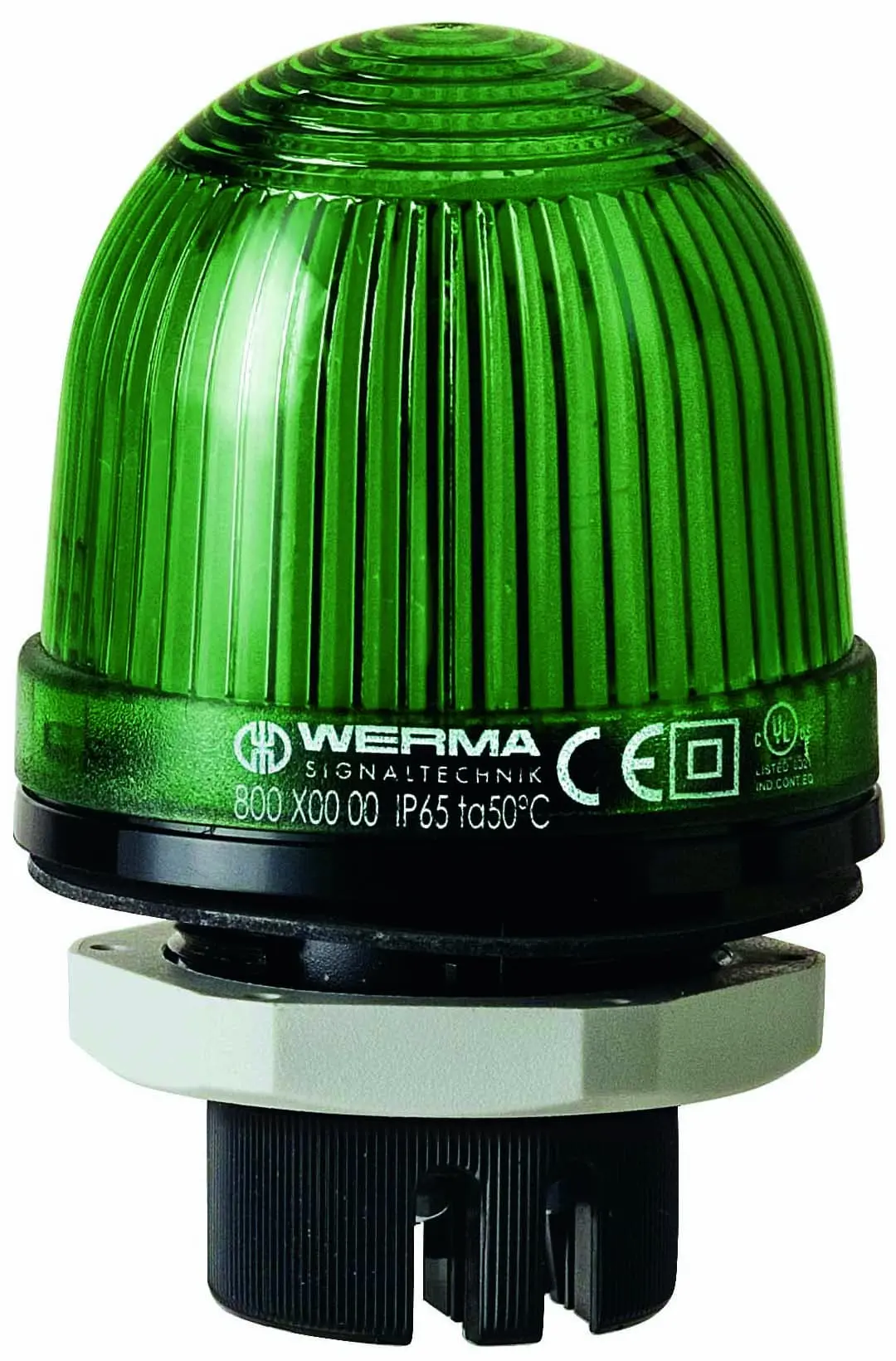 Dauerleuchte EM 12-240VAC/DC grün Einbaumontage