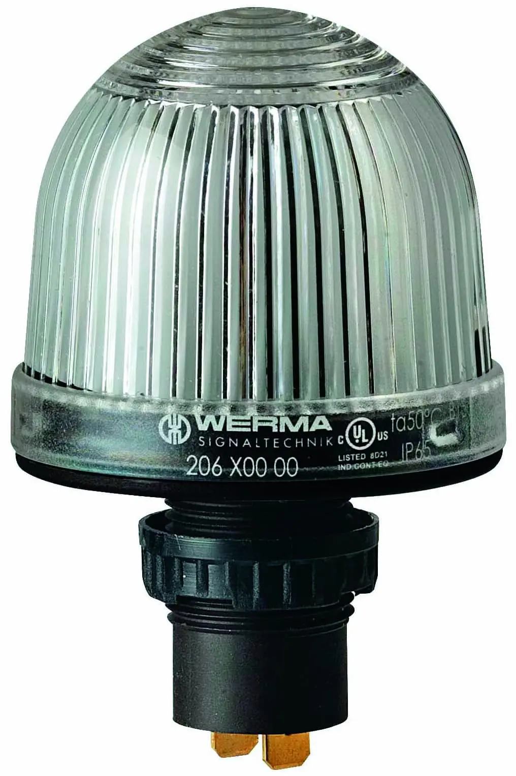 Dauerleuchte EM 12-48VAC/DC klar Einbaumontage