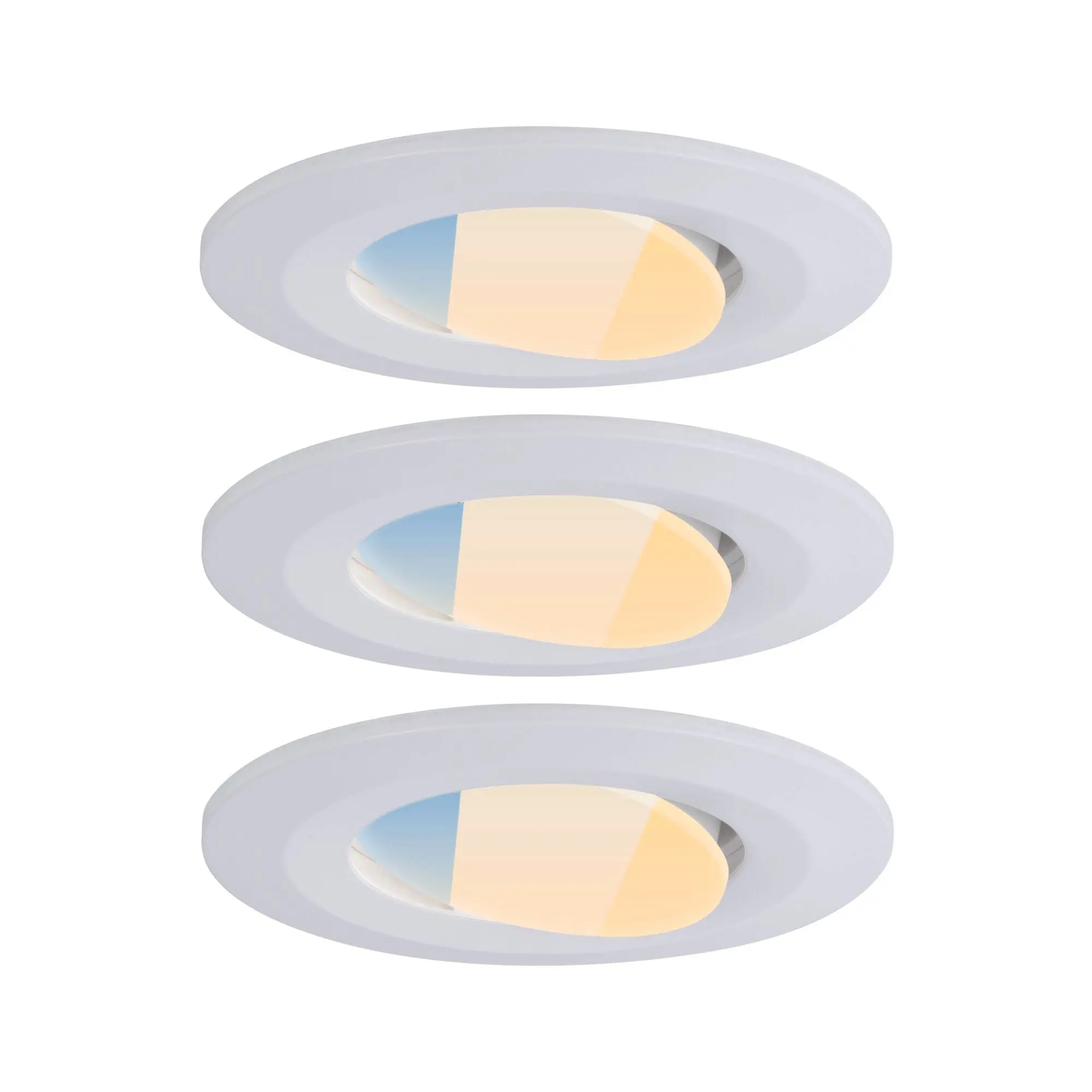 Produktfoto 1 von Einbauleuchte LED Calla rund 3x5,5W Weiß matt