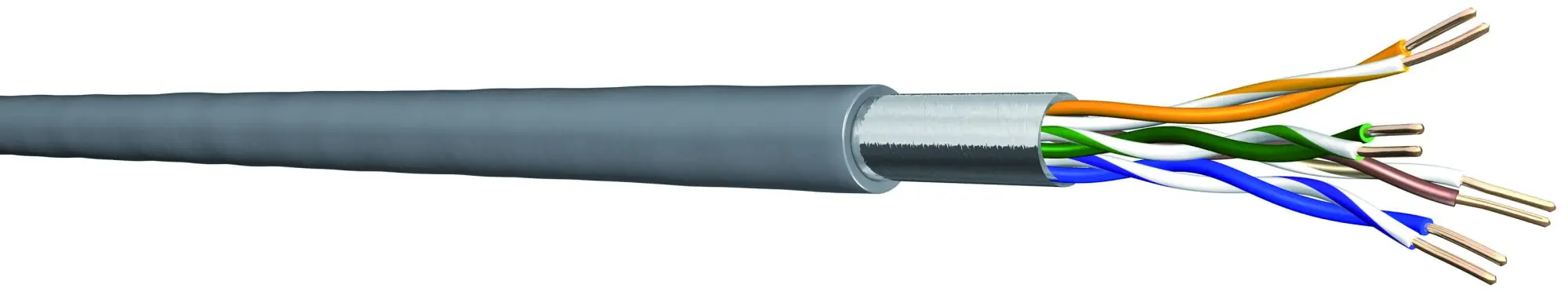 Produktfoto 1 von UC300 S24 Cat.5e F/UTP 4P LSHF 100 RW Eca Ring 100m