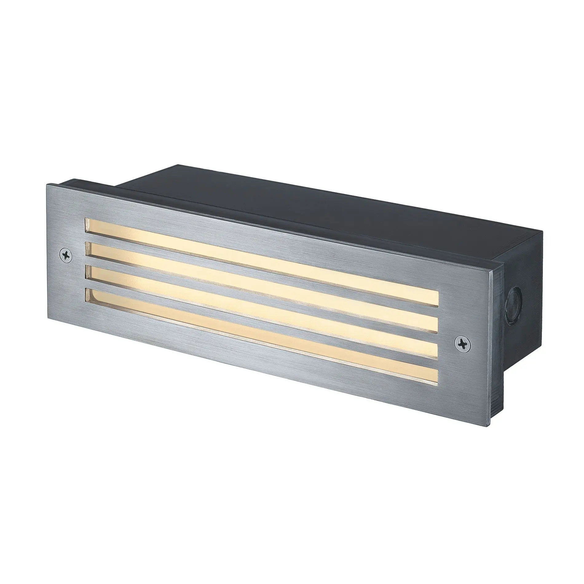 Produktfoto 1 von BRICK MESH LED Edelstahl 316 Wandeinbauleuchte 4W LED warmweiß IP54