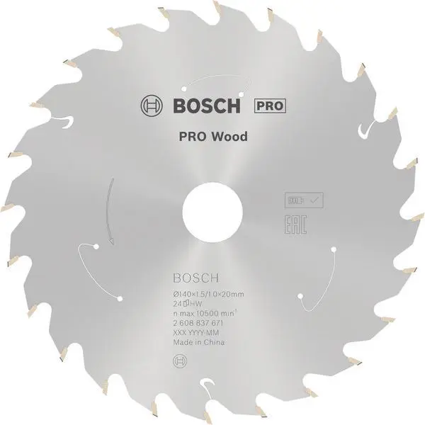 Produktfoto 1 von Kreissägeblatt ST WO H 140x20