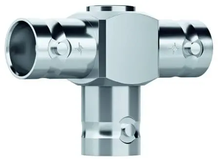 Produktfoto 1 von BNC-T-Stück 50 OHM (F-F-F)